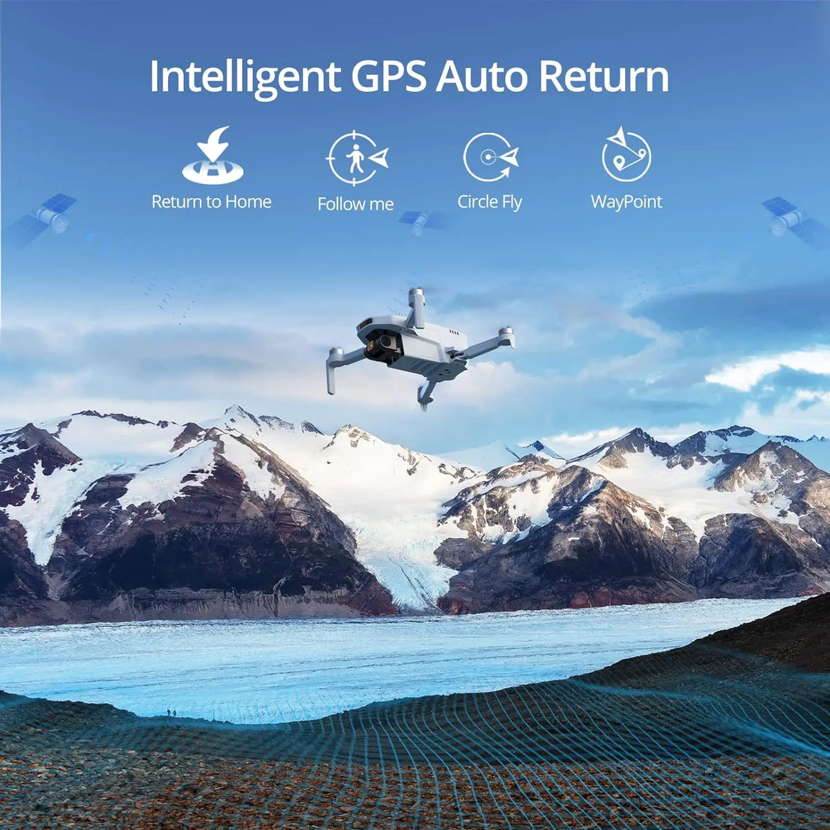 Potensic ATOM SE GPS Drone With 4K Camera Auto Return