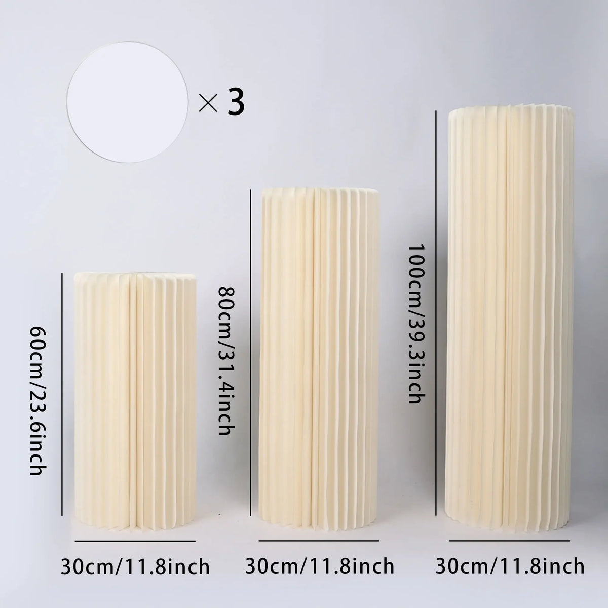 Round Roman Column Pedestal Stands Dessert Display Wedding Centerpieces