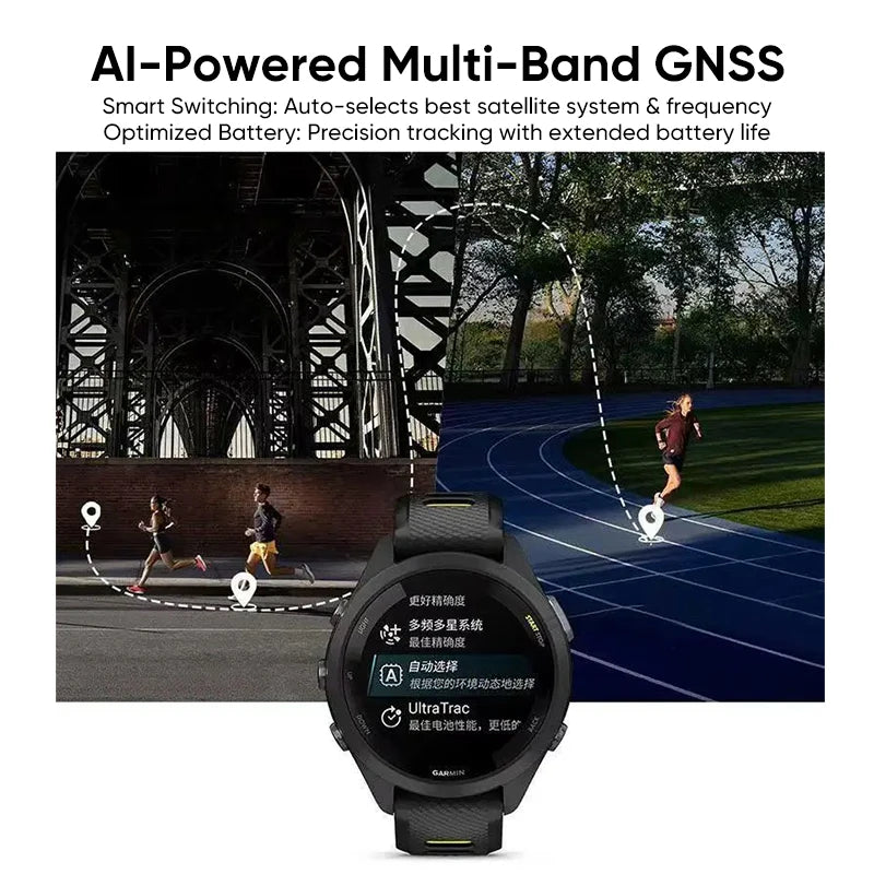 Garmin Forerunner 265 GPS Smartwatch AMOLED Display Heart Rate