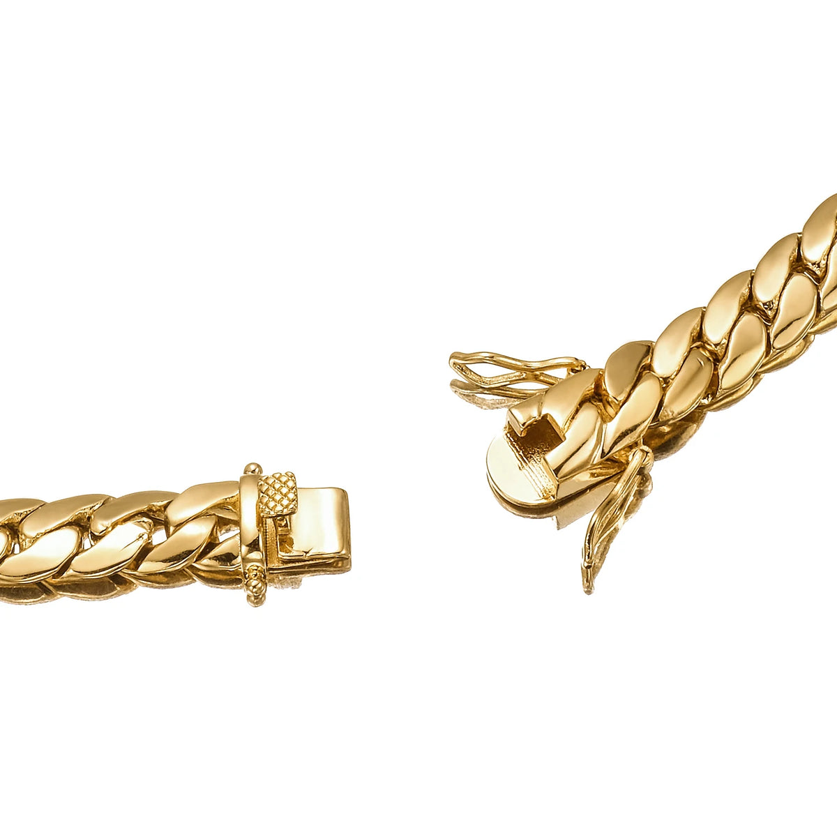 Stainless Steel Cuban Link Chain Necklace For Men Hip Hop