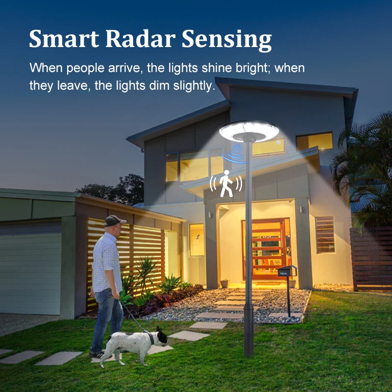 Morglad Outdoor Solar LED Garden Light IP44 Waterproof Yard Lamp