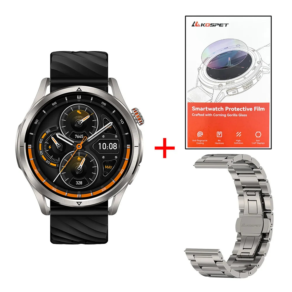 KOSPET Magic R10 GPS Smartwatch AMOLED Dual Band GNSS