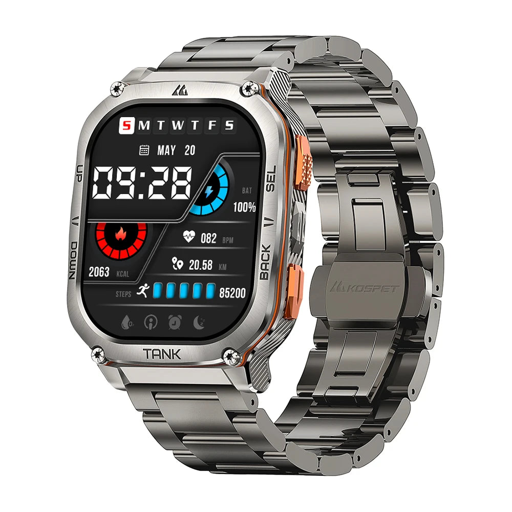 KOSPET Tank M3 Ultra GPS AMOLED Bluetooth Call Smartwatch