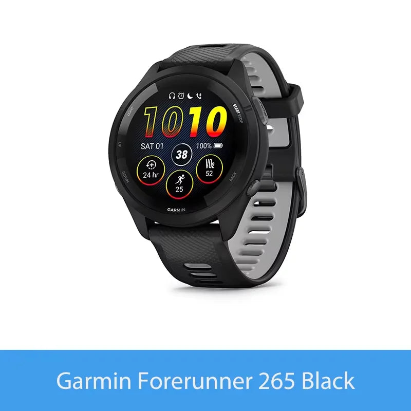 Garmin Forerunner 265 GPS Smartwatch AMOLED Display Heart Rate