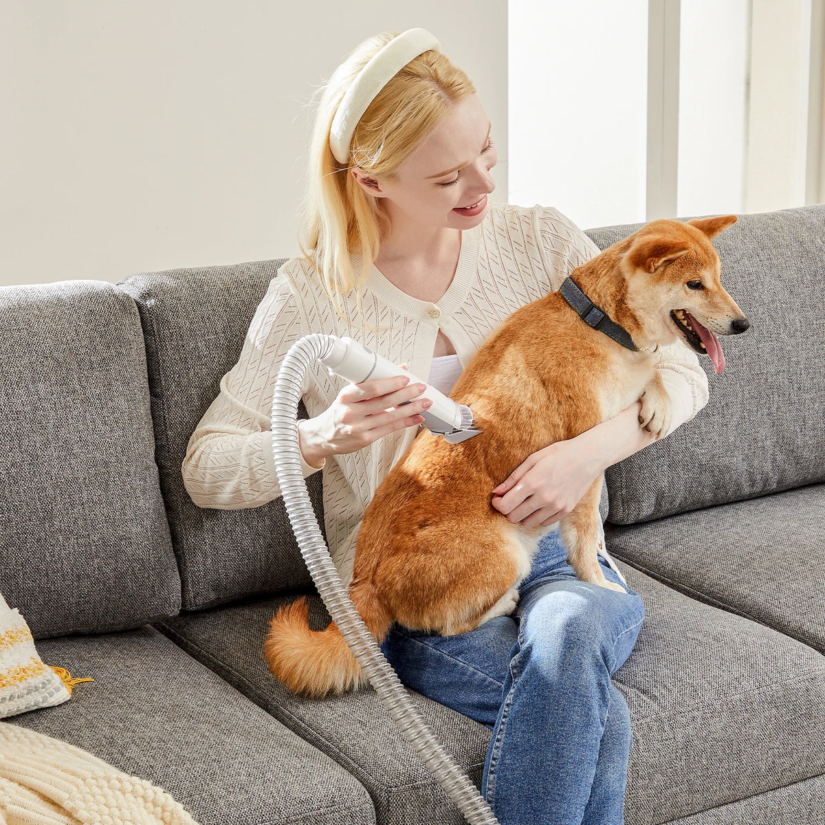JHK Professional Pet Grooming Vacuum Kit With Clippers And Tools