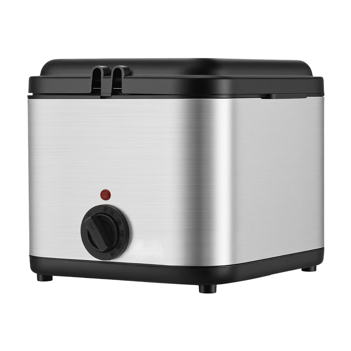 Electric Stainless Steel Deep Fryer With Adjustable Temperature Control Basket