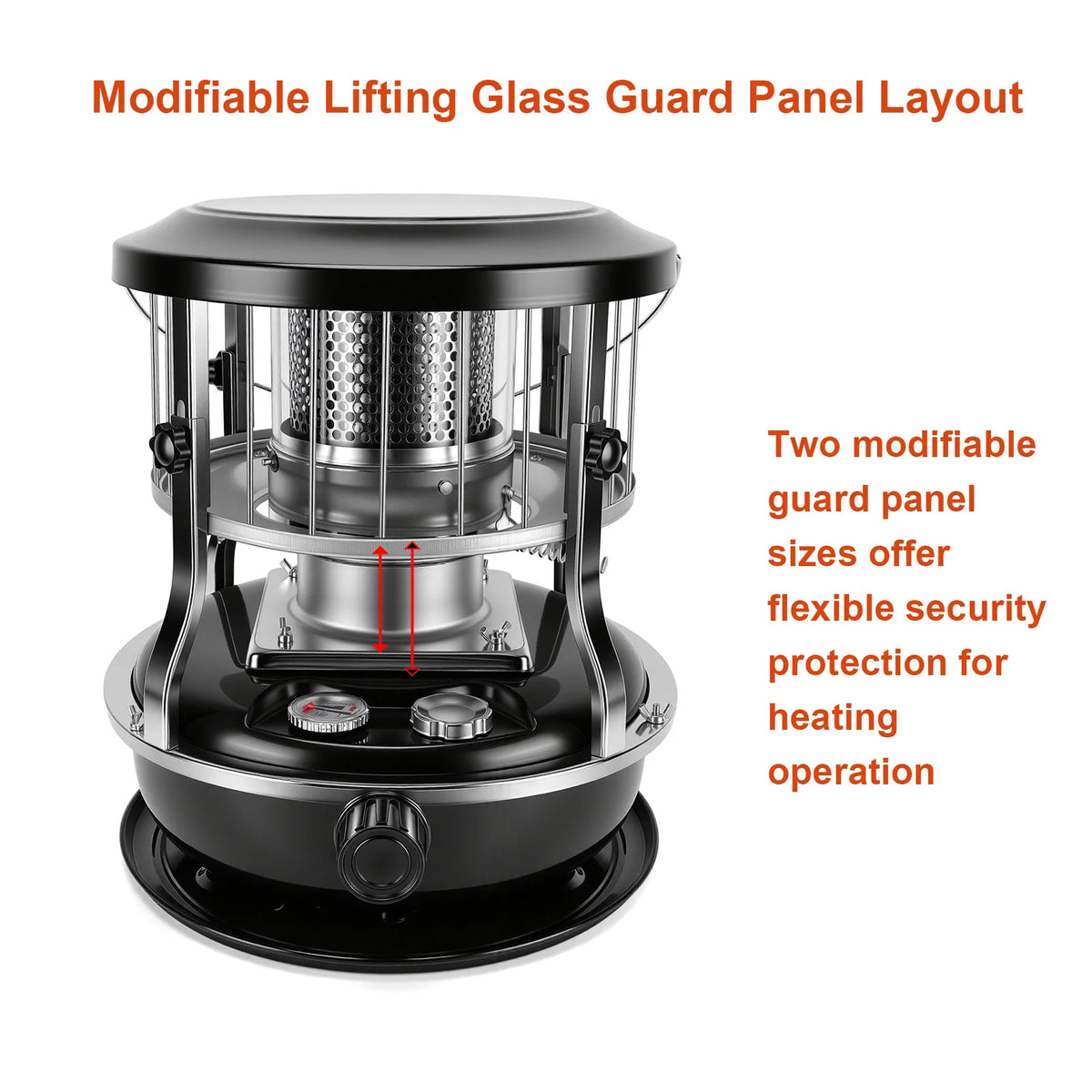 Portable Kerosene Radiant Heater 9000 BTU Indoor Outdoor Cooker Stove