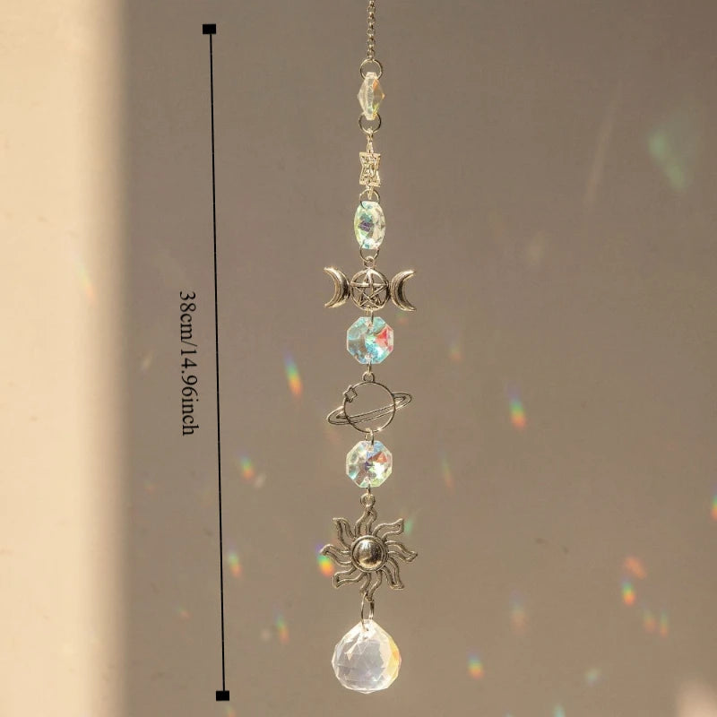 Crystal Wind Chime Rainbow Maker Pendant Home Decor