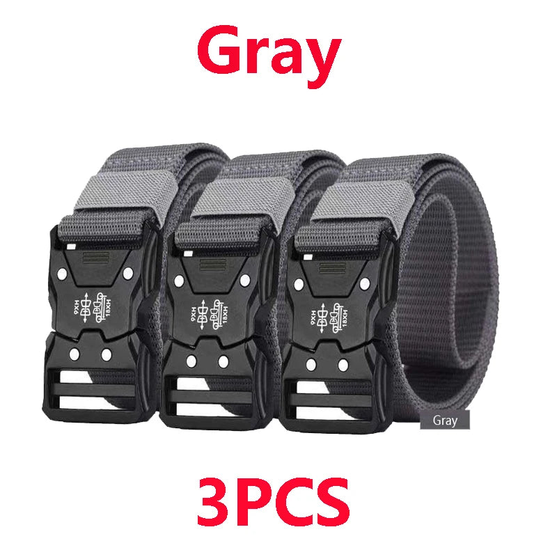 Quick Release Tactical Belt For Outdoor Sports And Everyday Wear