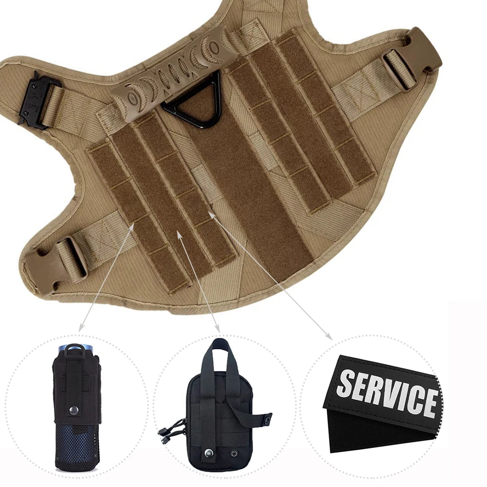 Petavel Nylon Dog Harness And Leash Set For Dogs Walking Vest