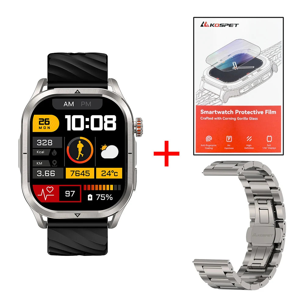 KOSPET Magic P10 GPS AMOLED Smartwatch With Dual Band GNSS