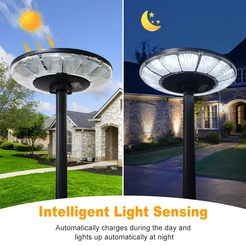 Morglad Outdoor Solar LED Garden Light IP44 Waterproof Yard Lamp