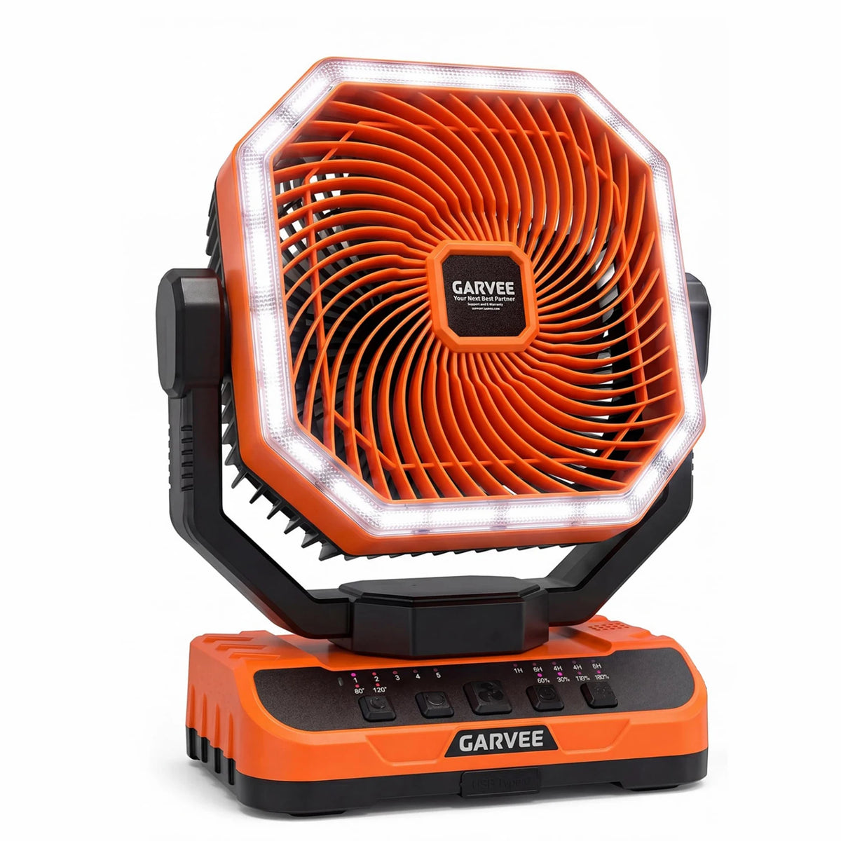 HiMISS Portable Camping Fan With Remote And Battery
