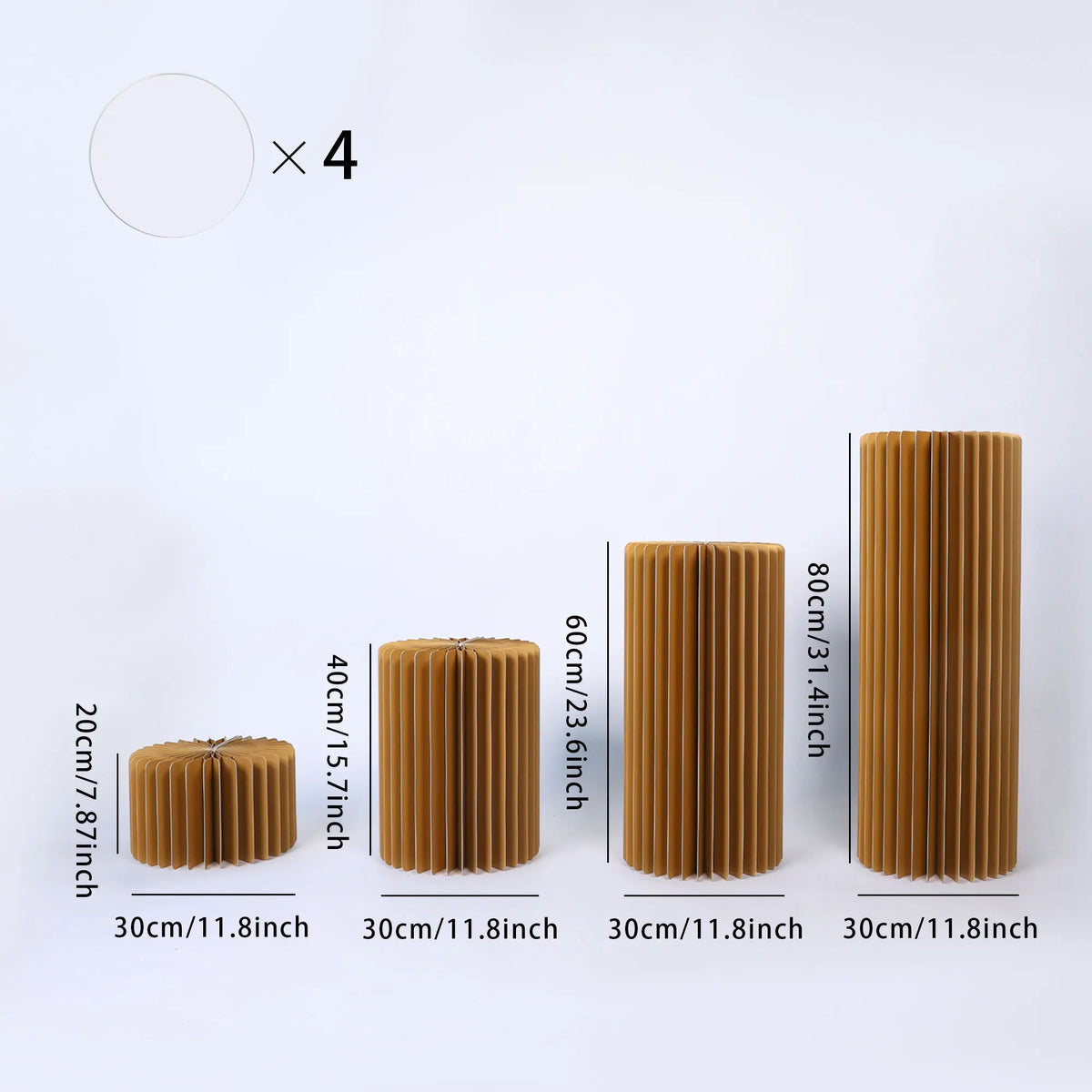 Round Roman Column Pedestal Stands Dessert Display Wedding Centerpieces