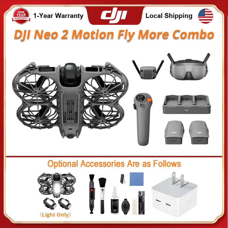 DJI Neo 2 Motion Fly More Combo 4K AI Tracking Drone