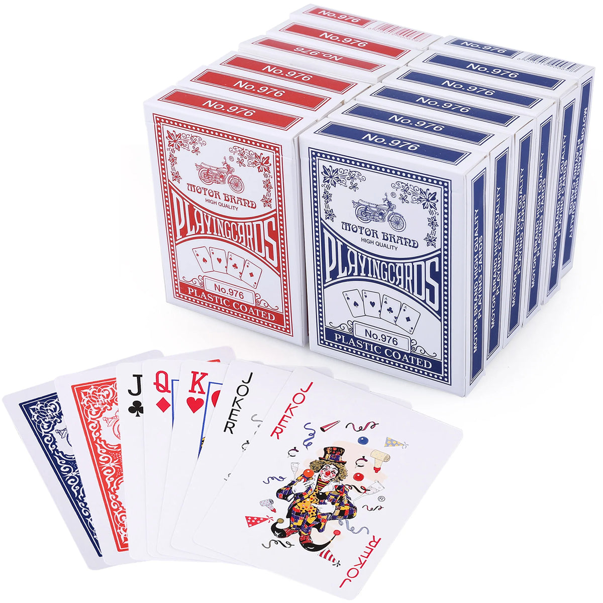 Premium Plastic Playing Cards For Poker Blackjack And Table Games