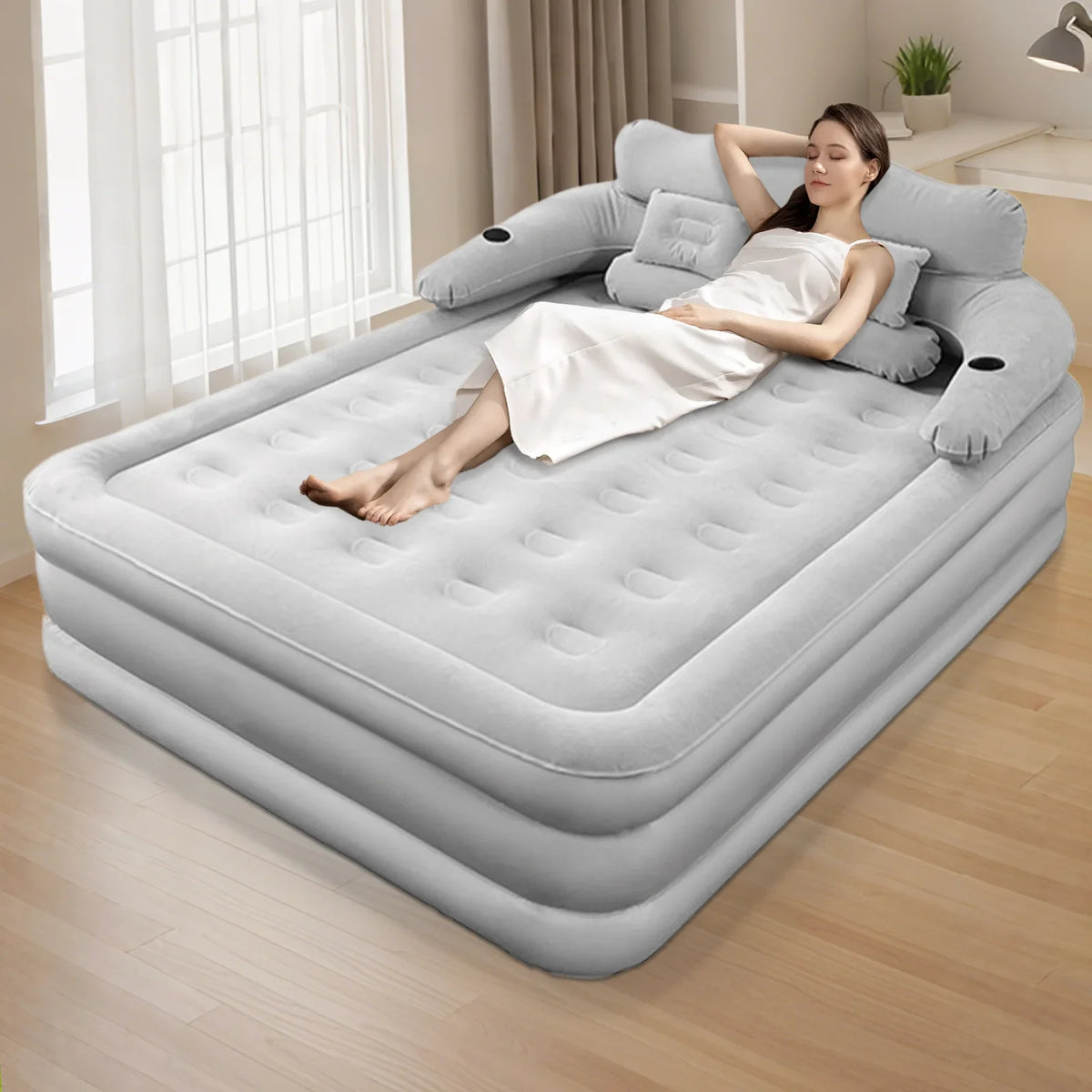 Automatic Inflatable Camping Mattress With Built In Pump