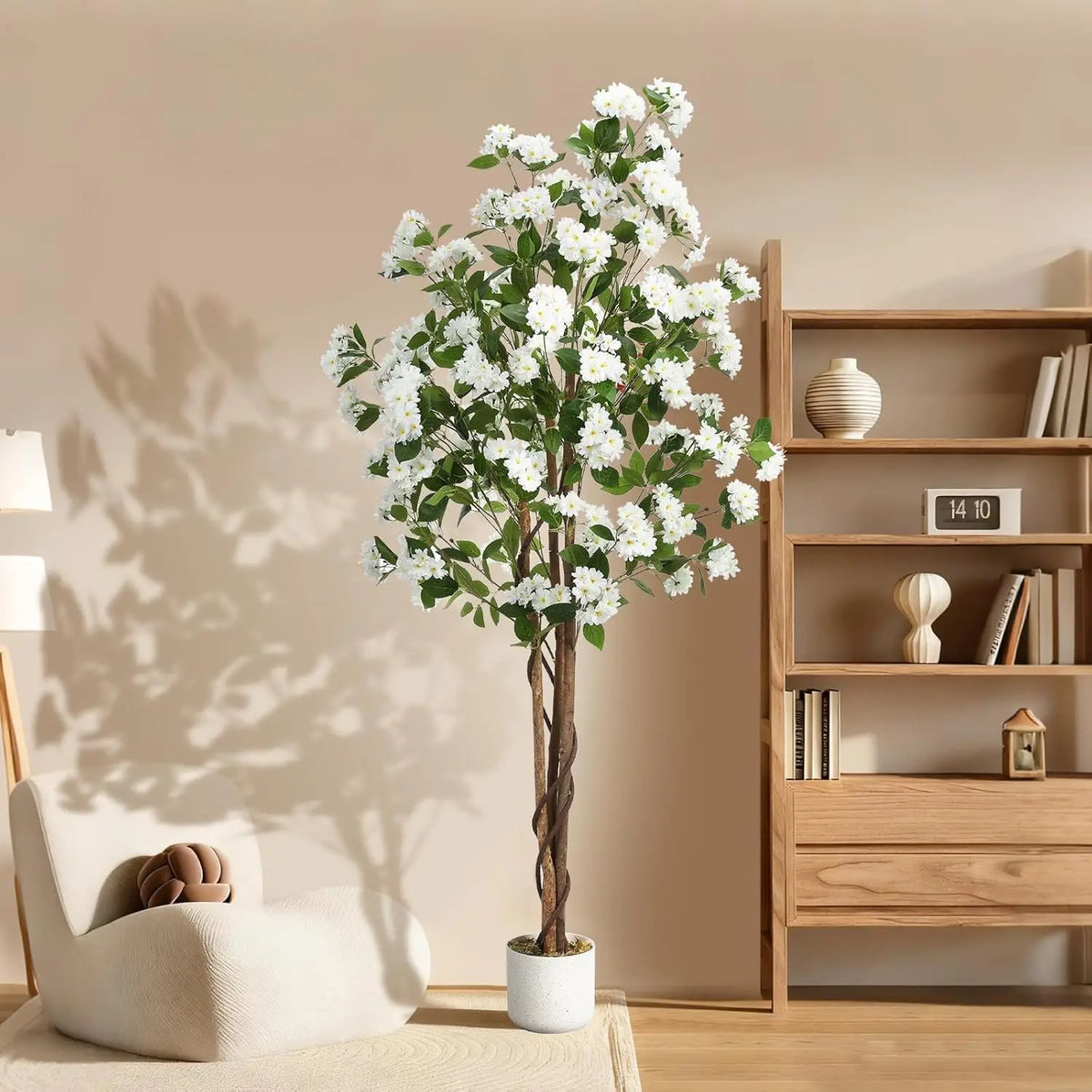 HiMISS Artificial Osmanthus Potted Tree For Indoor Home Decor