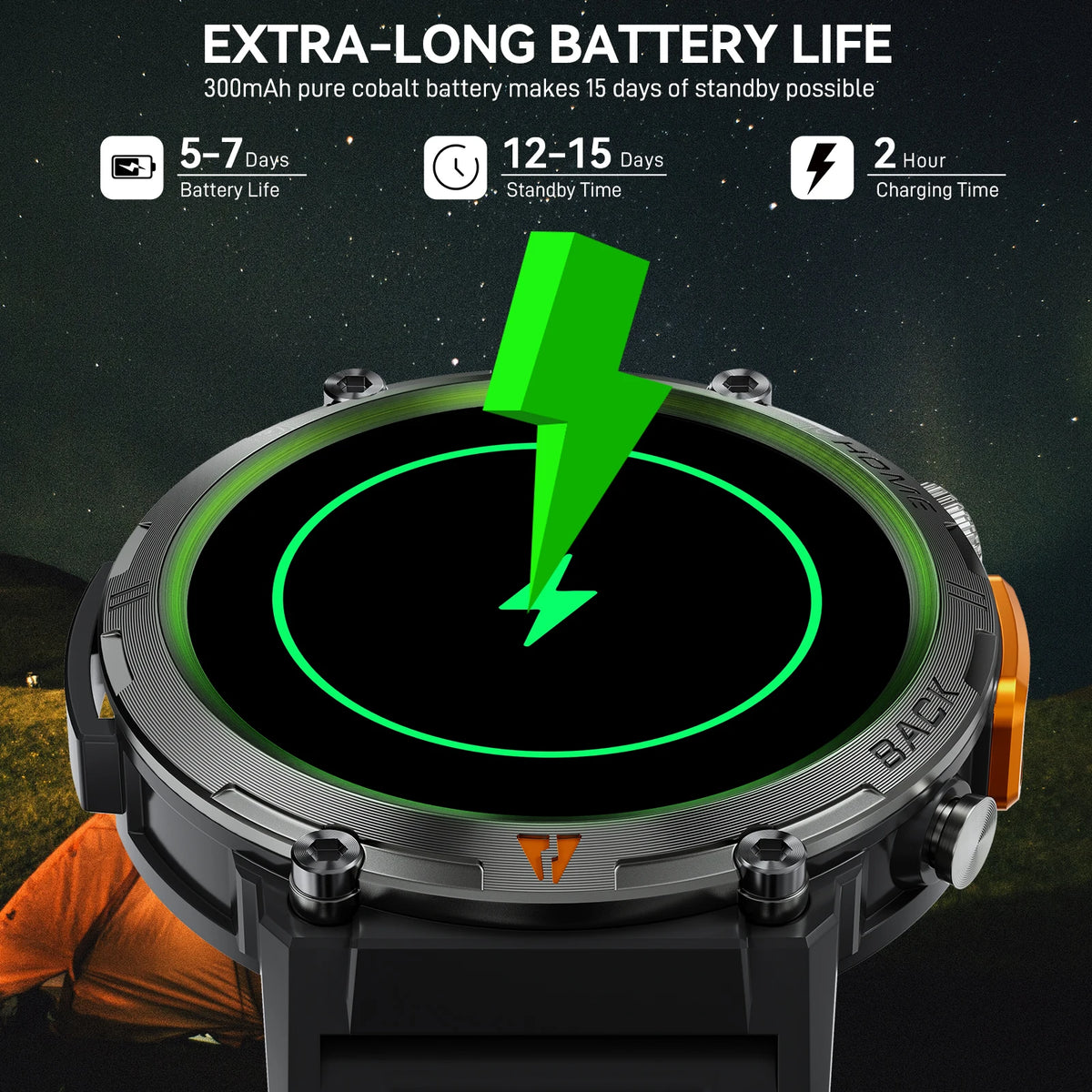 LaNikar Bluetooth Calling Smartwatch With Touchscreen Health Monitoring