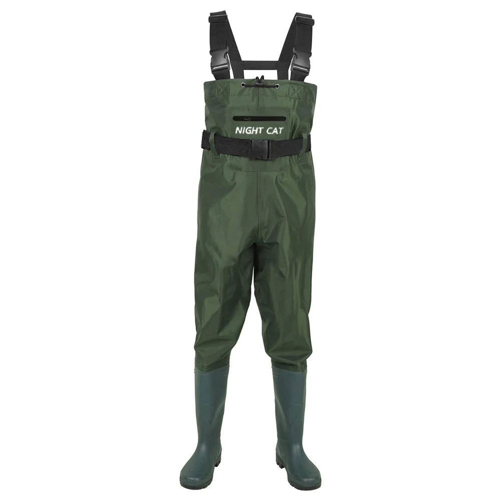 Night Cat Waterproof Breathable Fishing Chest Wader With Boots