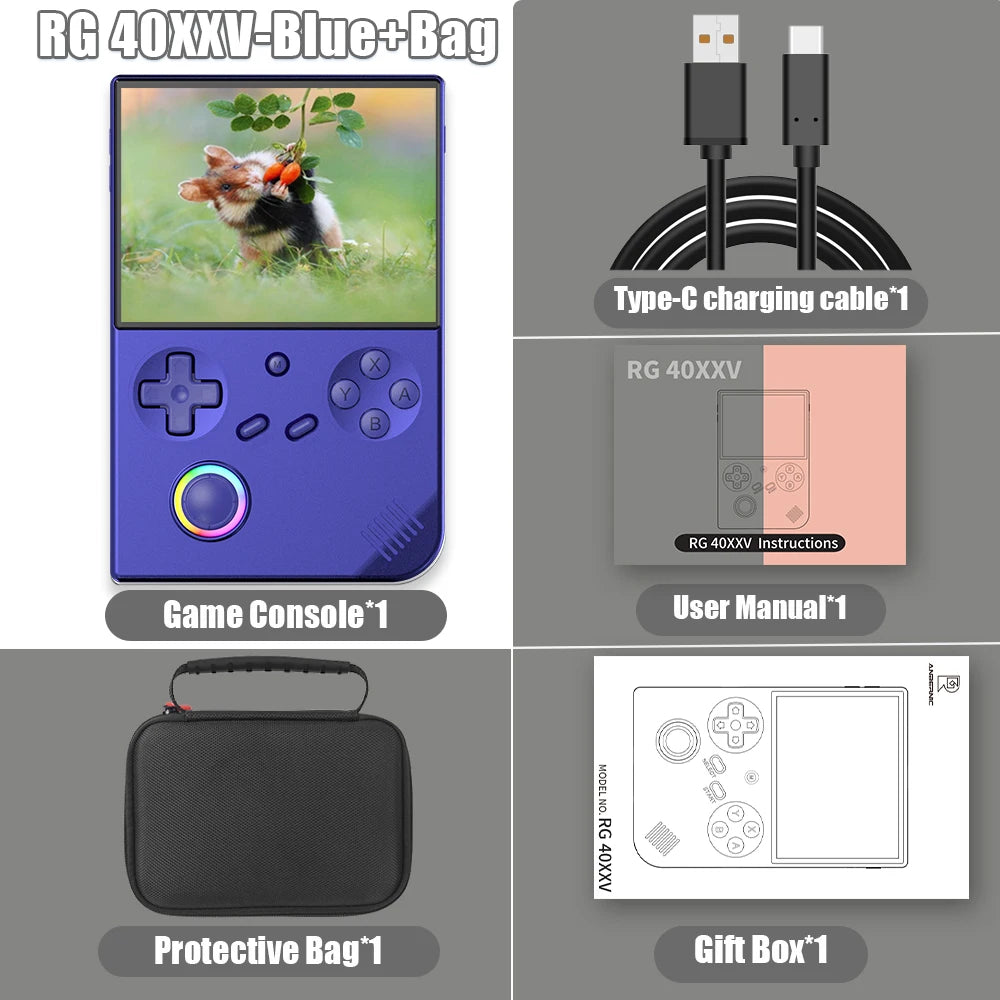 Anbernic RG40XXV 64 Bit Linux Retro Handheld Game Console