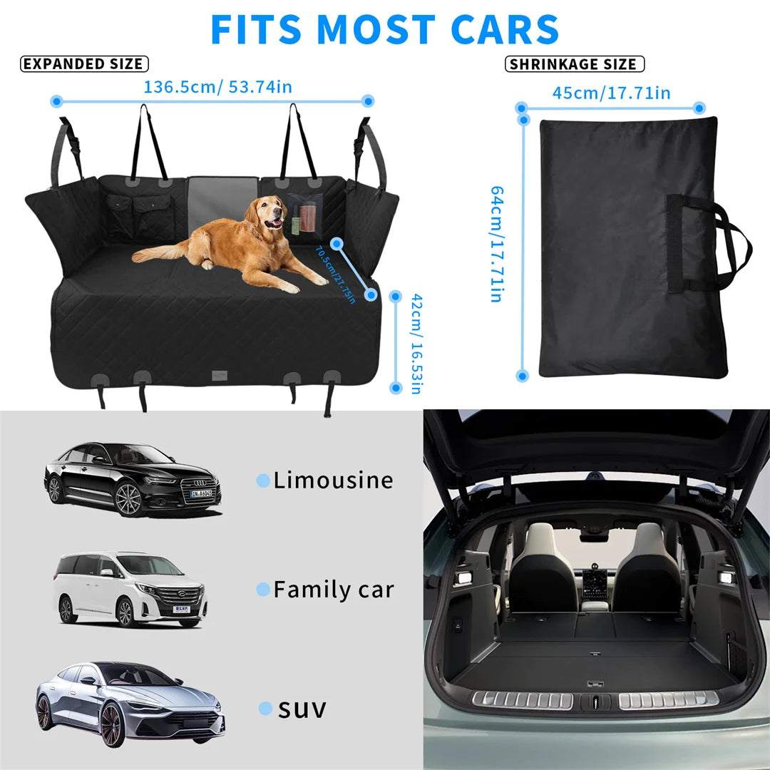 BINGOPAW Waterproof Dog Car Seat Cover And Travel Hammock