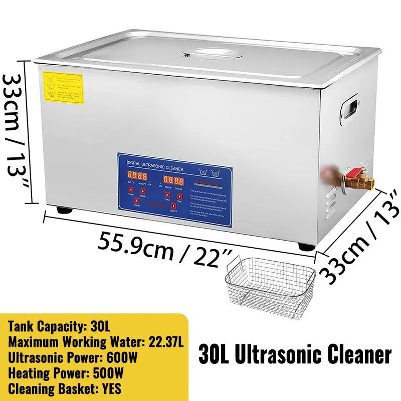SucceBuy Ultrasonic Cleaner Portable Household Cleaning Machine