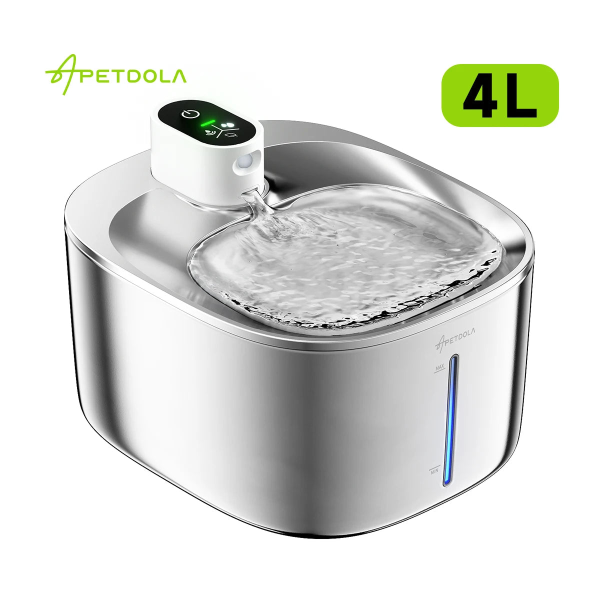 APETDOLA Wireless Pet Water Fountain With Automatic Sensor