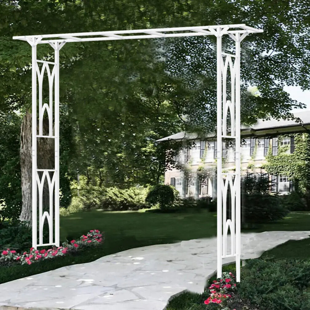 Metal Garden Arch Arbor For Weddings And Outdoor Climbing Plants