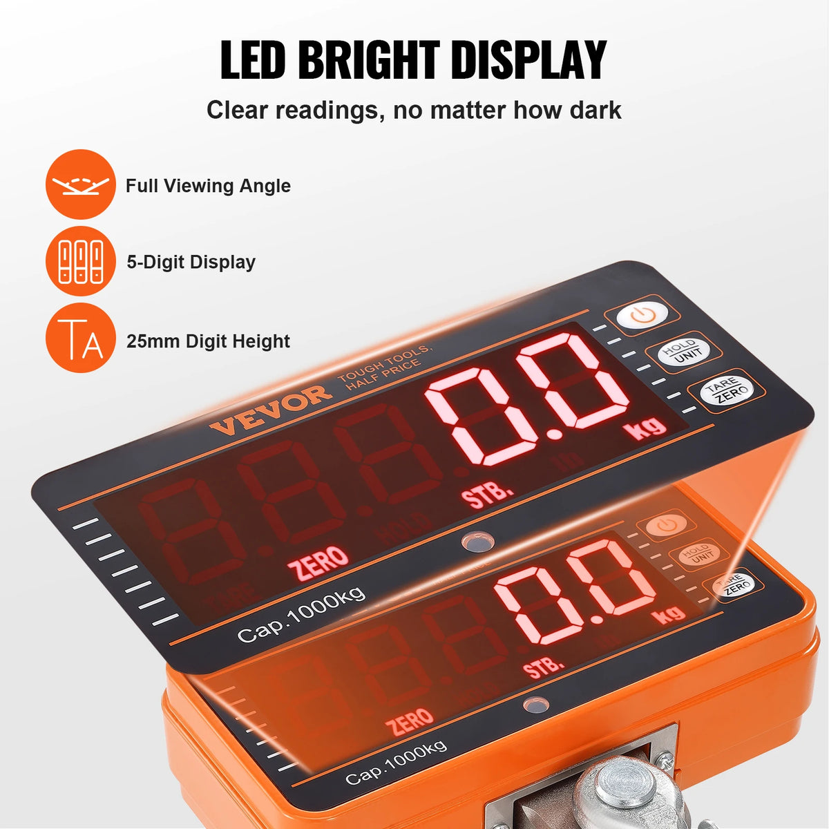 SucceBuy Industrial Digital Crane Scale With Remote Control