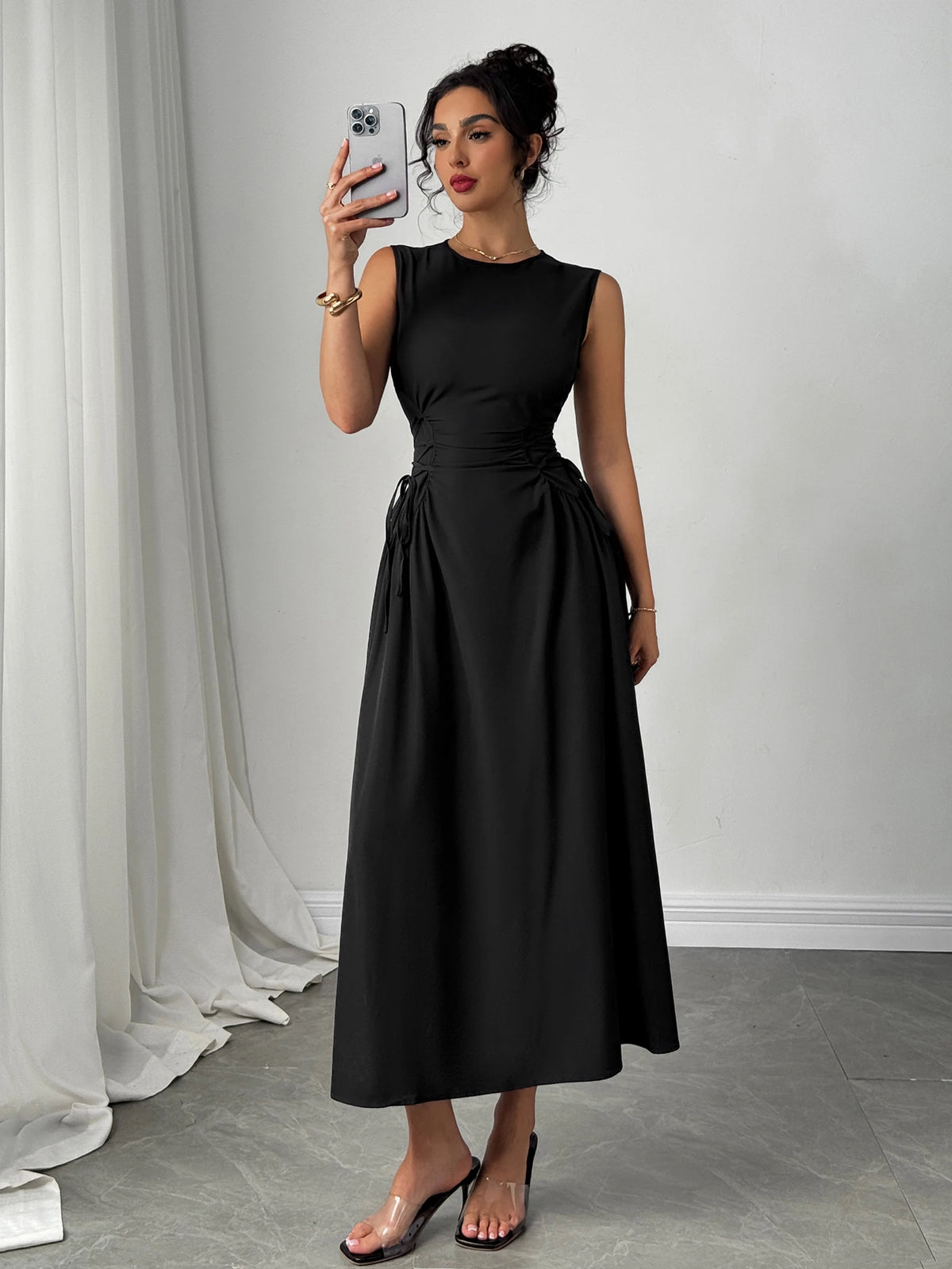 Elegant Off Shoulder Bow Detail Bodycon Party Dress for Women