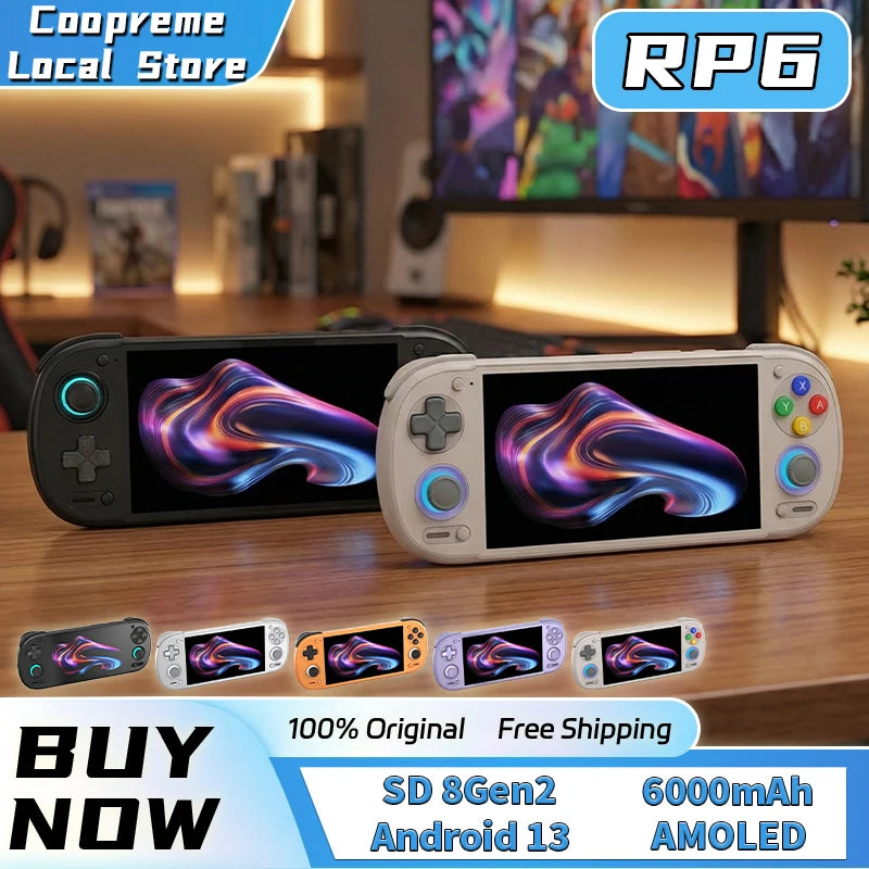 Retroid Pocket RP6 Android Handheld Game Console With AMOLED Display