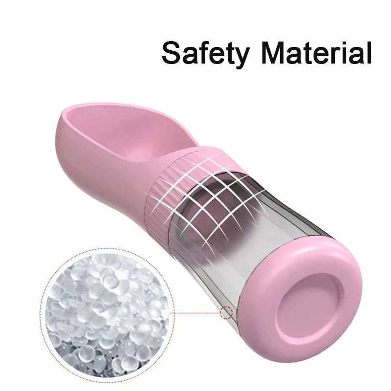 Portable 2 In 1 Dog Water Bottle Food Container Travel