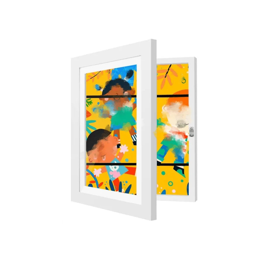 Foldable Magnetic Display Frame For Children Art And Photos