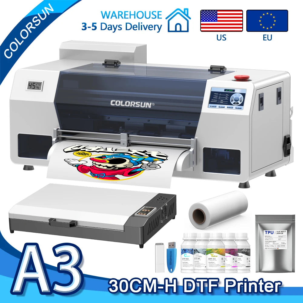 TOPPARTS Direct To Film Printer For Professional T Shirt Printing