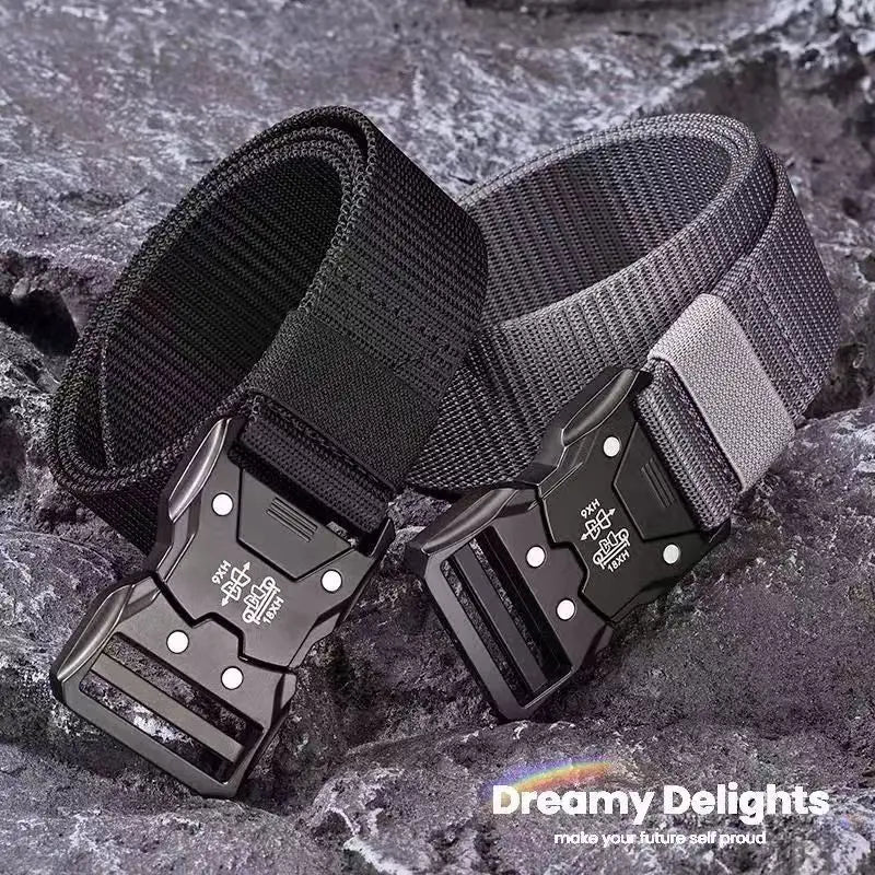 Quick Release Tactical Belt For Outdoor Sports And Everyday Wear