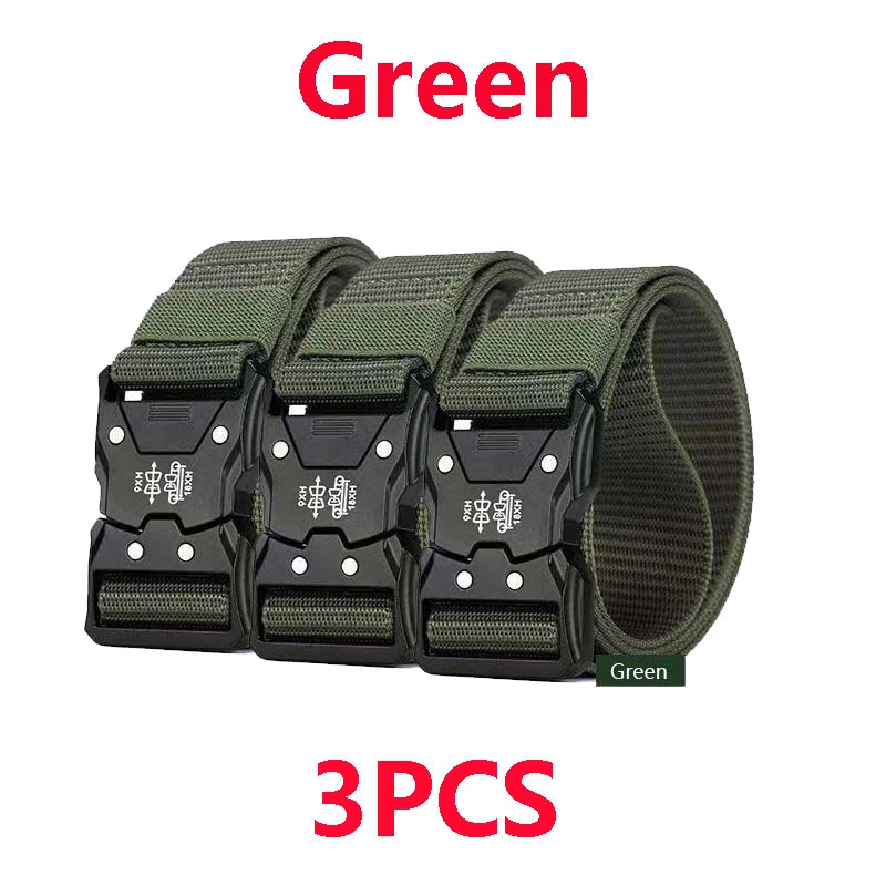 Quick Release Tactical Belt For Outdoor Sports And Everyday Wear