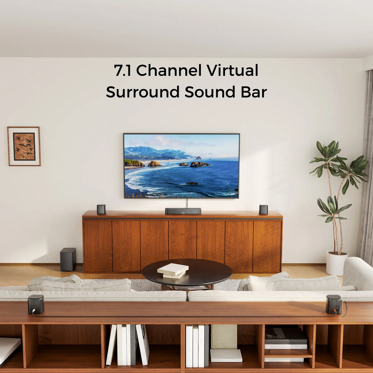 ULTIMEA Home Theater Sound Bar System With Surround Sound Speakers