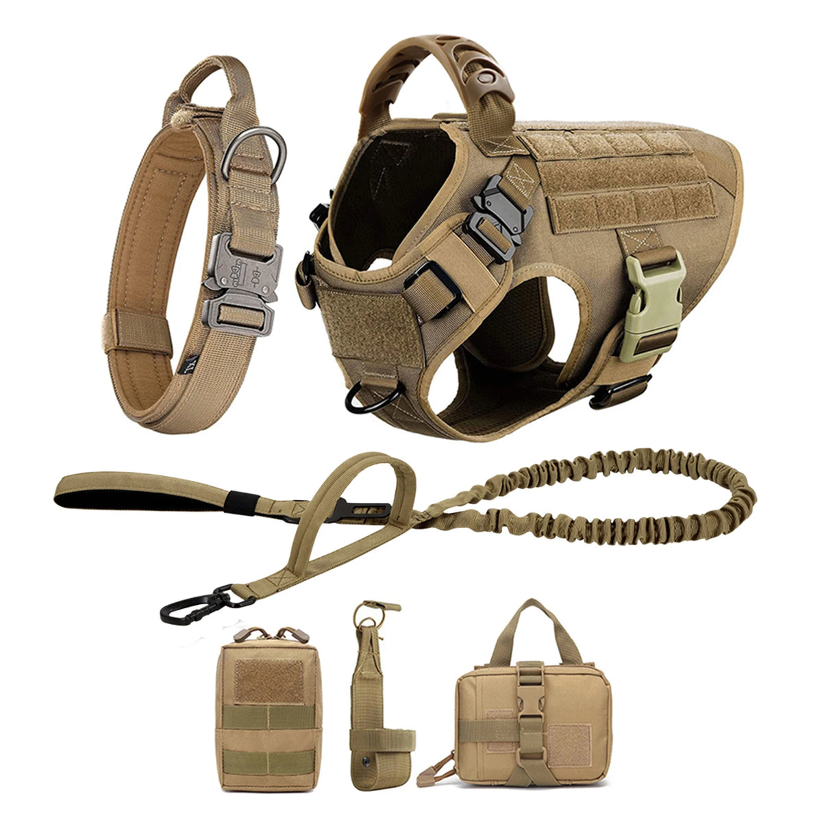 Petavel Nylon Dog Harness And Leash Set For Dogs Walking Vest