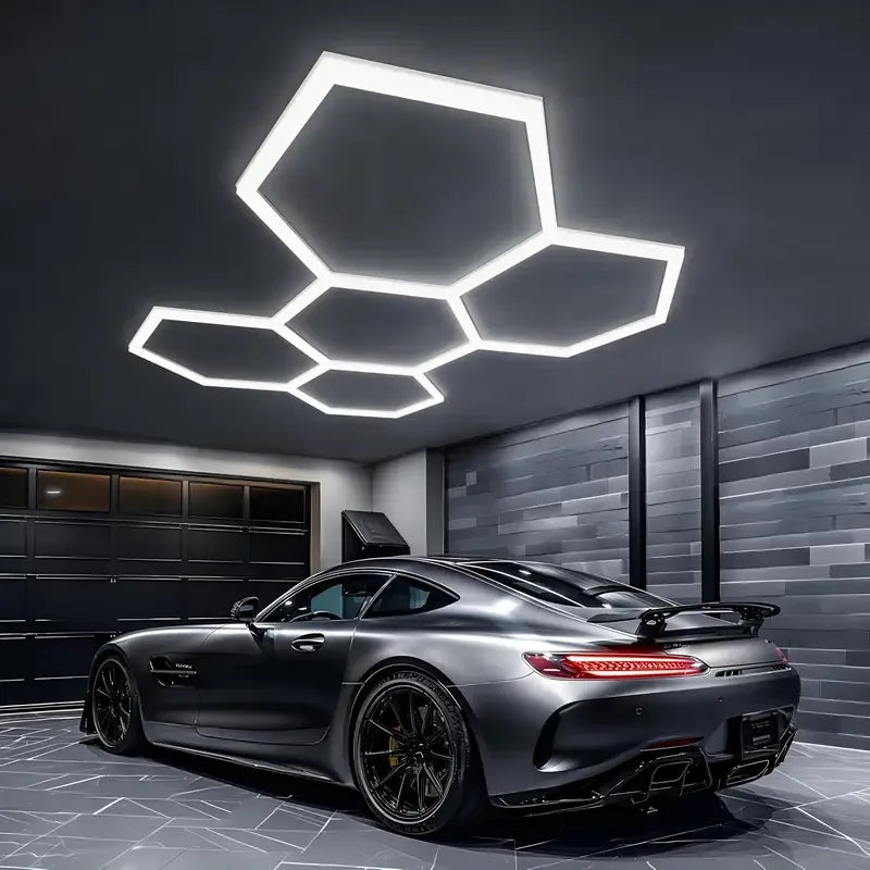 Bsx Bestka Hexagon Led Garage Light Super Bright Shop