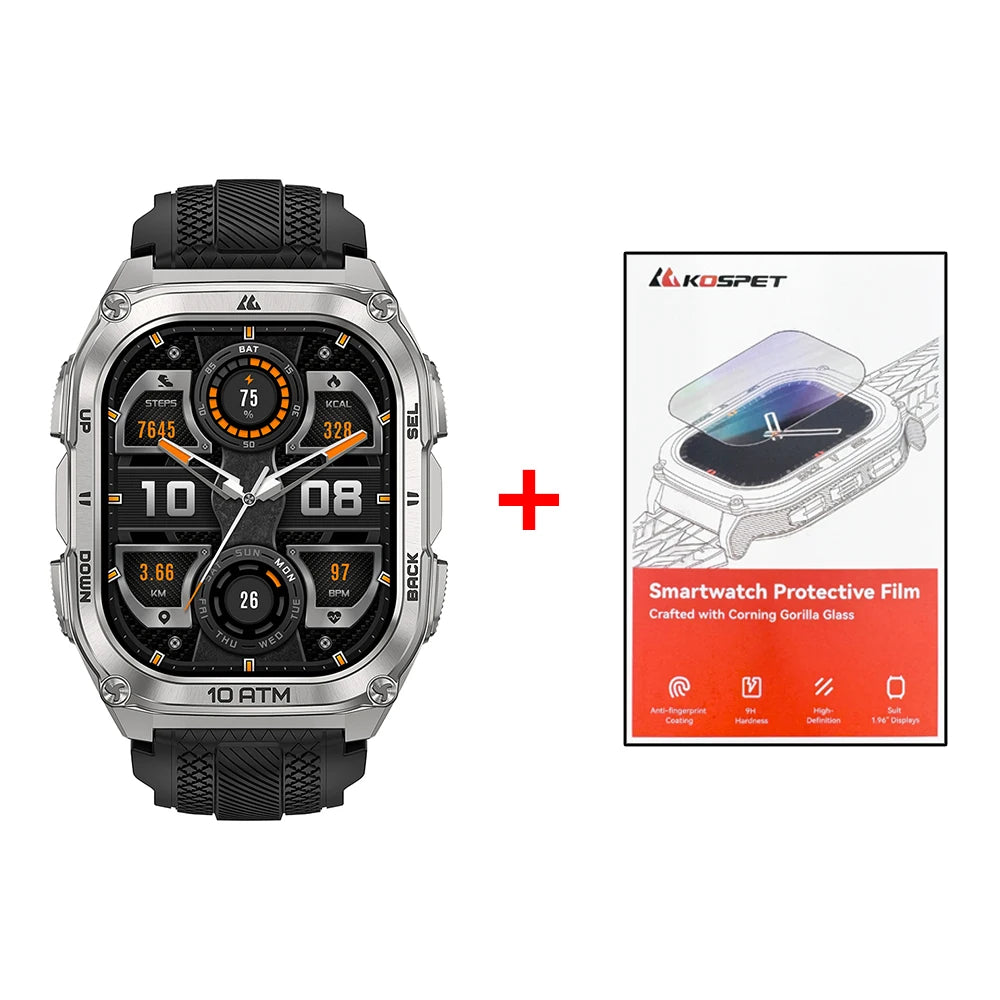 KOSPET Tank M4 GPS Smartwatch With Offline Maps And Health Tracking
