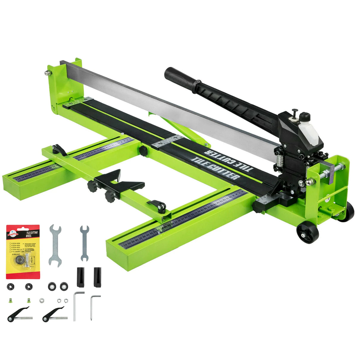 Manual Tile Cutter With Infrared Laser Positioning For Precision Cuts