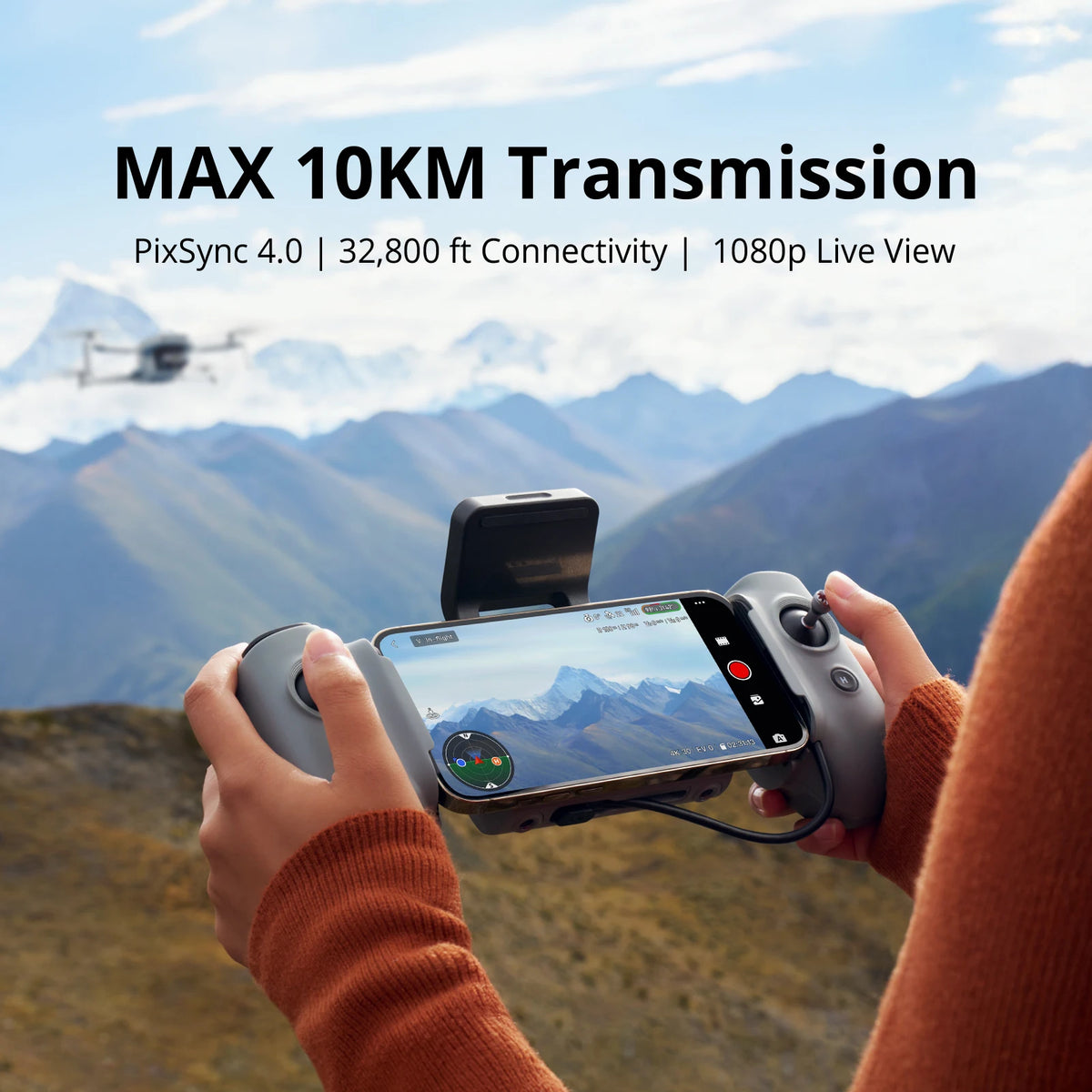 Potensic ATOM 2 Camera Drone 4K HDR Video 3-Axis Gimbal
