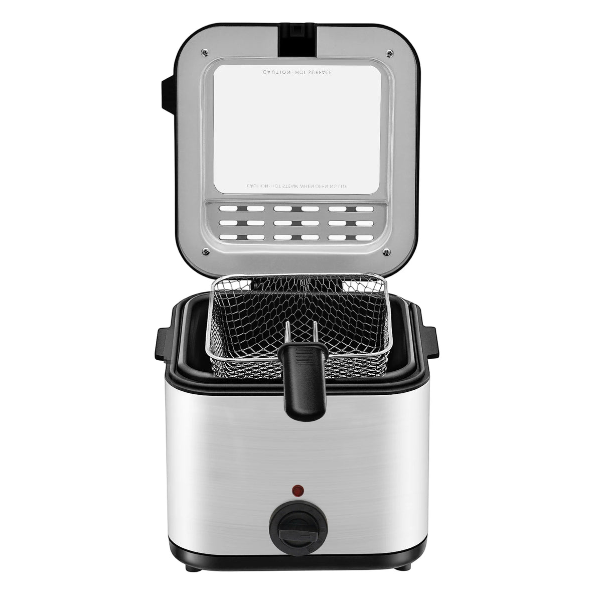 Electric Stainless Steel Deep Fryer With Adjustable Temperature Control Basket