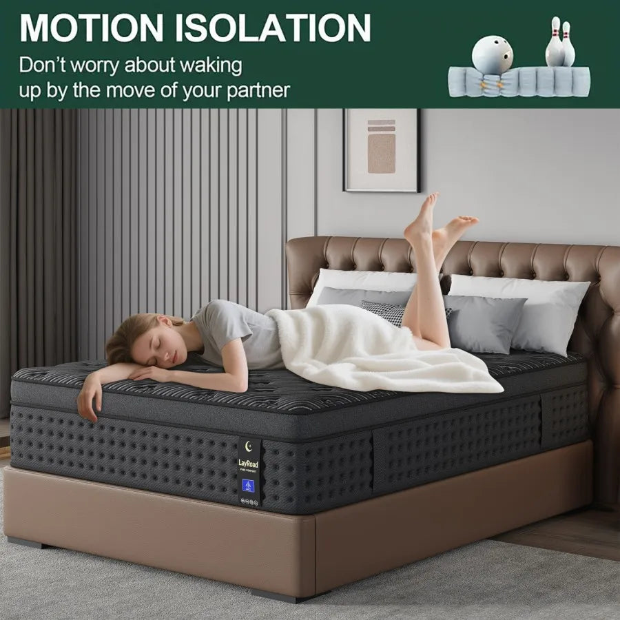 Hybrid Memory Foam Mattress With Pocket Springs And Firm Support