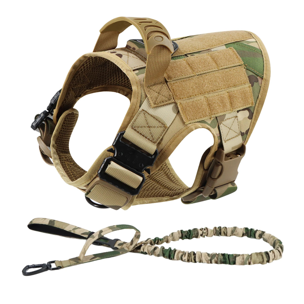 Petavel Nylon Dog Harness And Leash Set For Dogs Walking Vest