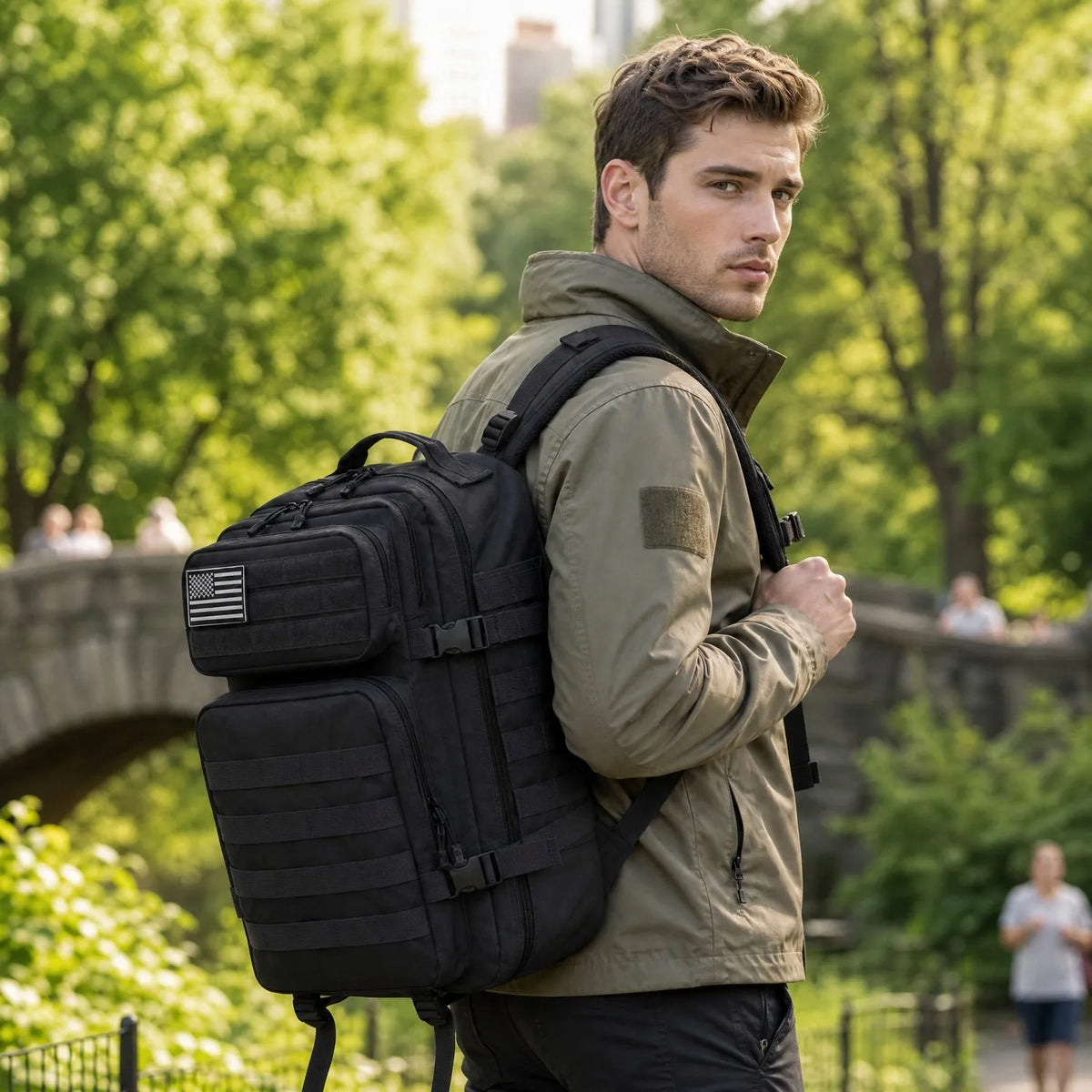 ReFire Gear Durable Molle Fishing Tackle Backpack With Multi Pockets