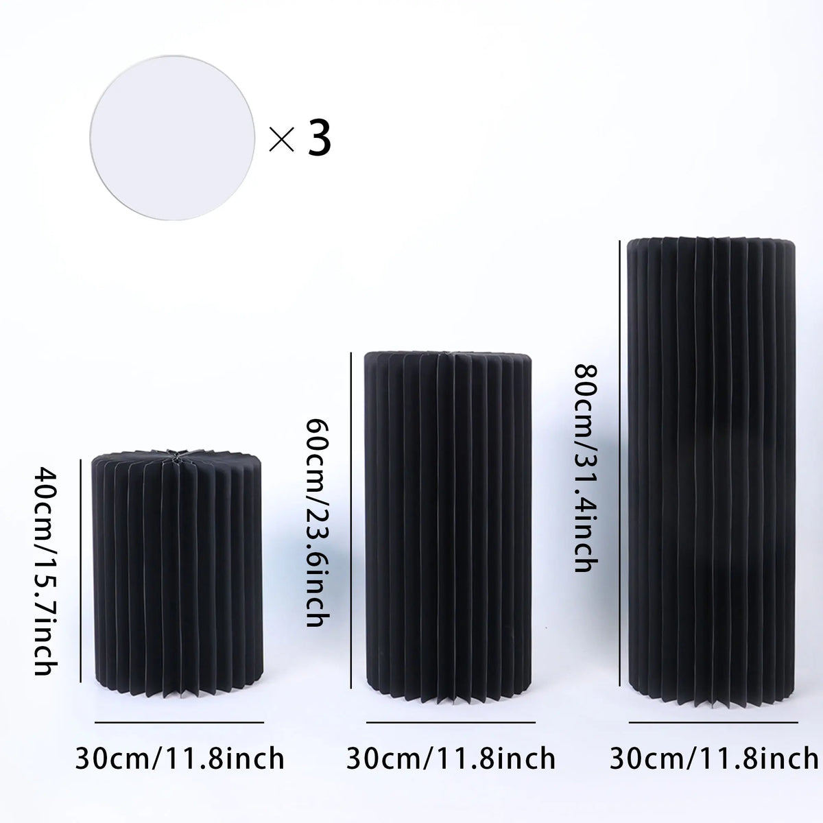 Round Roman Column Pedestal Stands Dessert Display Wedding Centerpieces