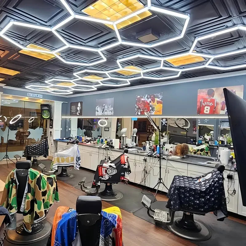 Bsx Bestka Hexagon Led Garage Light Super Bright Shop