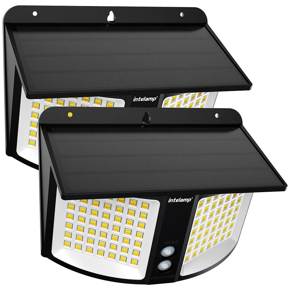 Intelamp 4000mAh Outdoor Solar Floodlight With Radar Detection